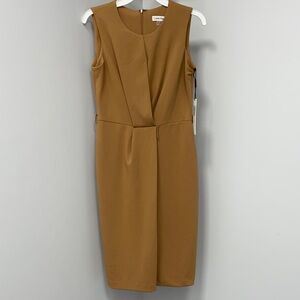 NWT Calvin Klein Tan dress
